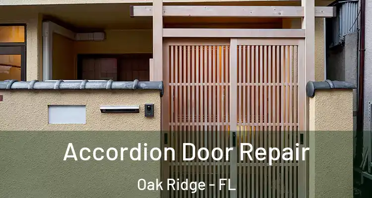 Accordion Door Repair Oak Ridge - FL