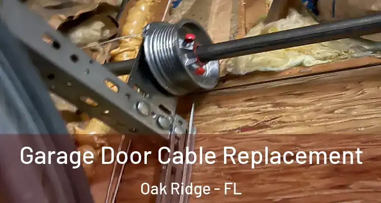 Garage Door Cable Replacement Oak Ridge - FL