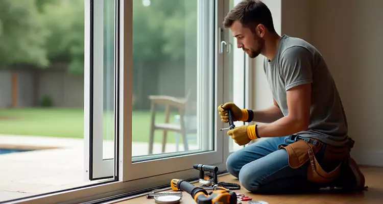 Squeaky Sliding Patio Doors in Oak Ridge, FL