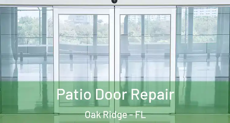 Patio Door Repair Oak Ridge - FL