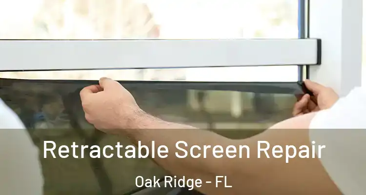 Retractable Screen Repair Oak Ridge - FL
