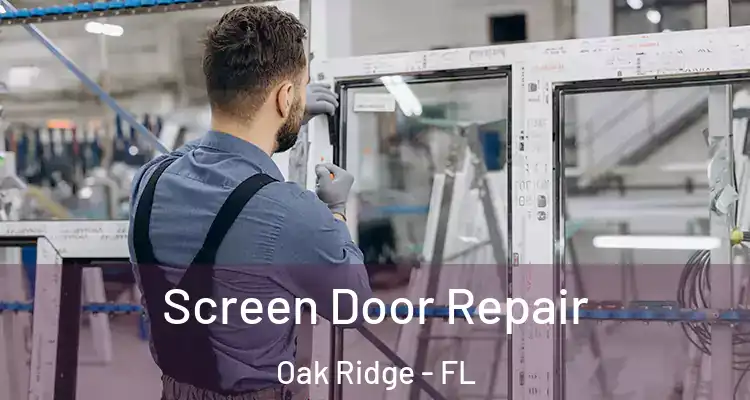 Screen Door Repair Oak Ridge - FL