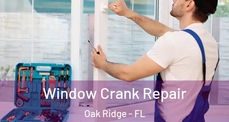 Window Crank Repair Oak Ridge - FL